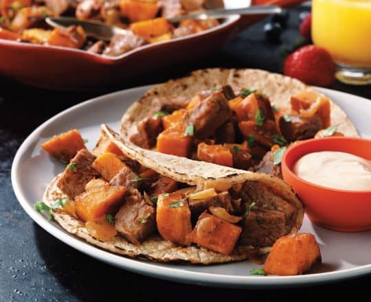 Beef Sweet Potato Hash