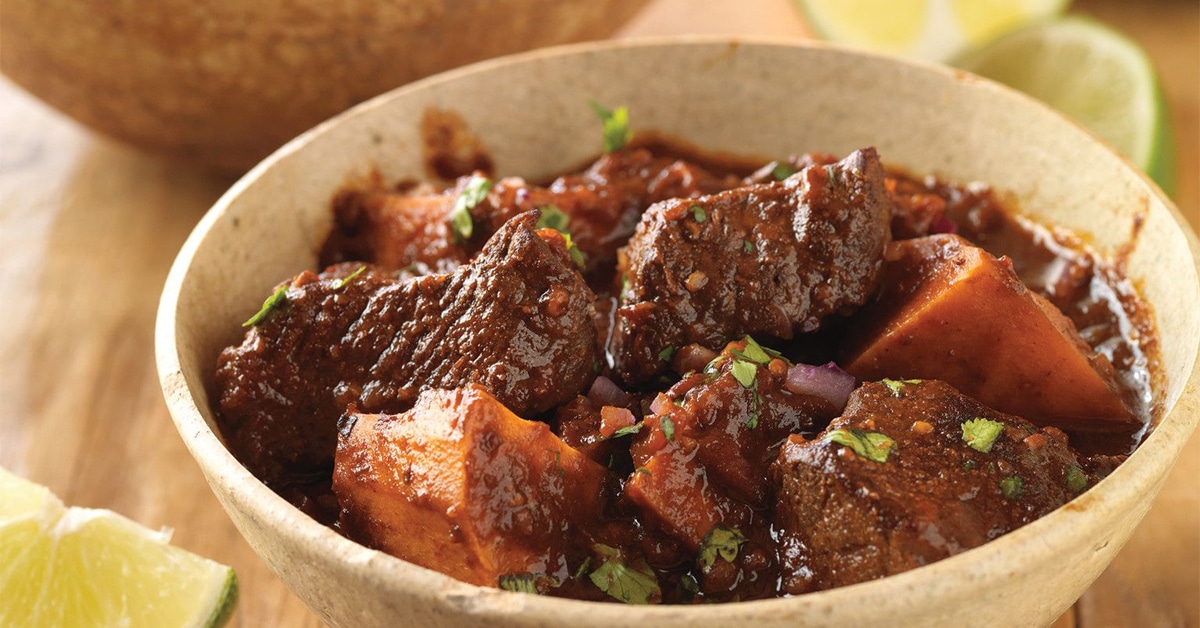 ancho spiced beef stew
