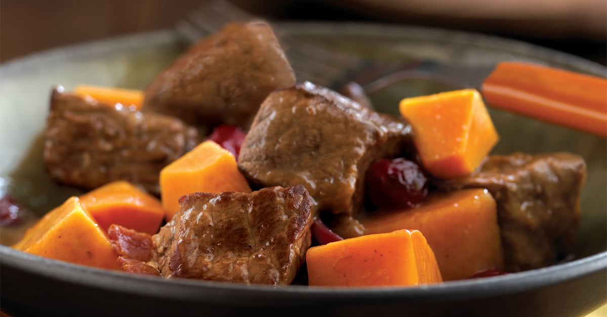 autumn beef and cider stew