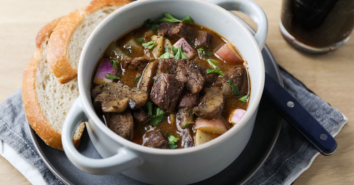 Irish beef and beer stew