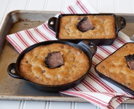 Glazed Burnt End Chocolate Chip Cookies
