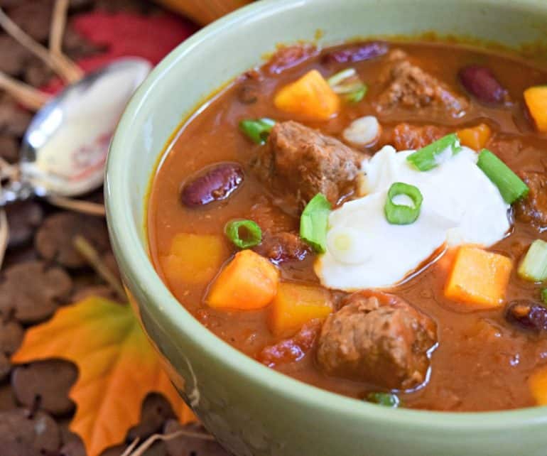 Chipotle Beef, Butternut & Pumpkin Stew