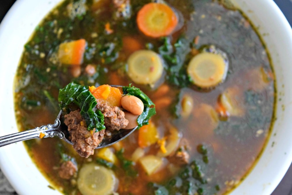  Farmhouse Winter Veggie Beef Instant Pot Soup