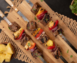 Grilled Polynesian Beef Kabobs