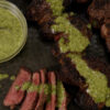 Brazilian Picanha Skewers with Chimichurri Sauce