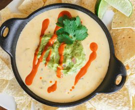 Tex-Mex Queso with Grilled Steak