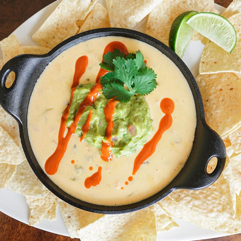 Tex-Mex Queso with Grilled Steak