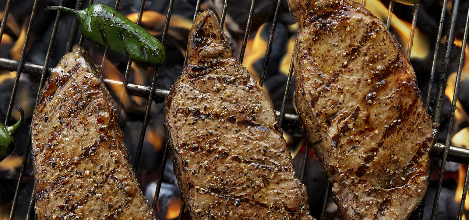 Spicy Jalapeño Grilled Strip Steak
