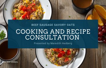 Cooking Demonstration & Consultation
