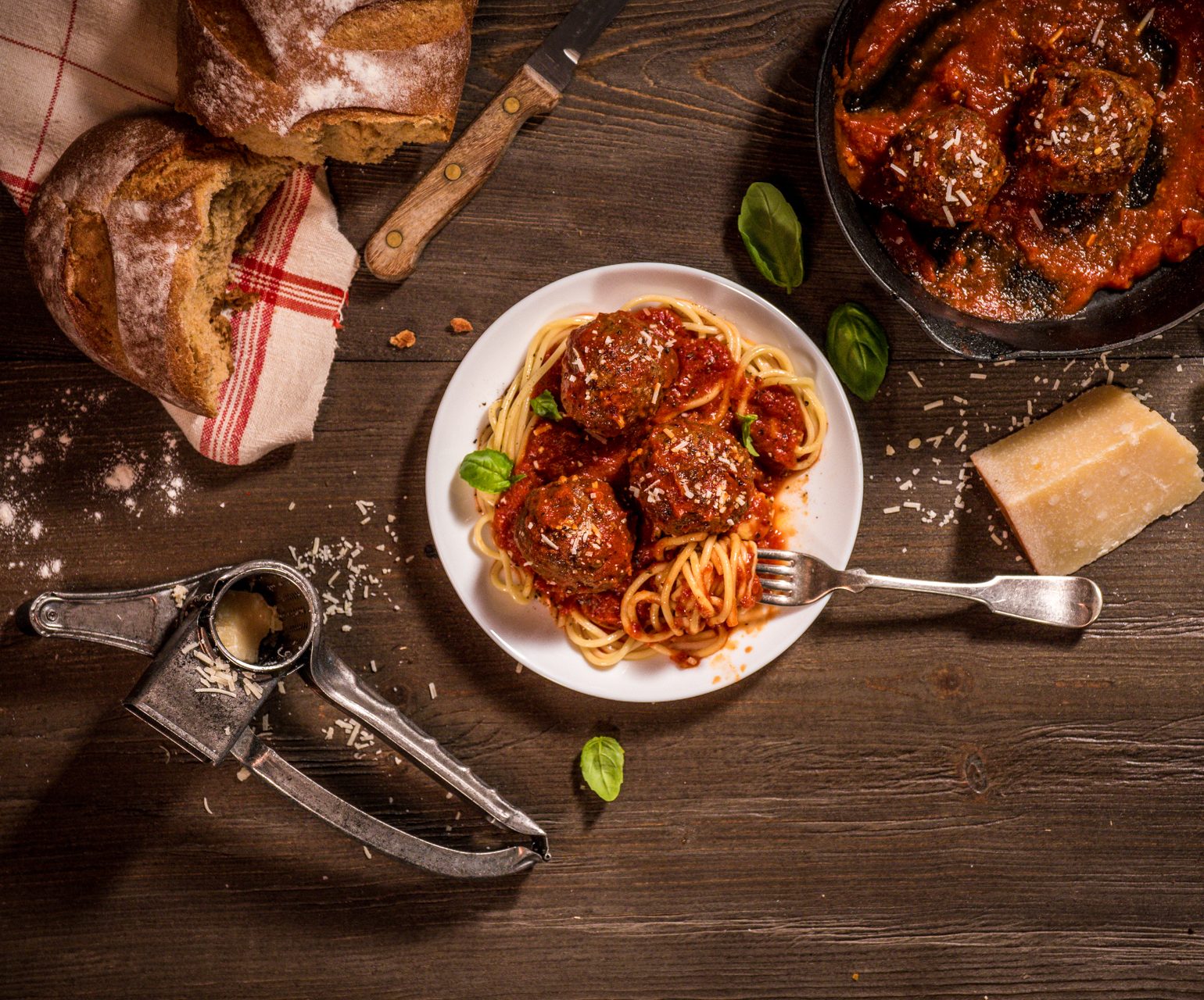 Beef Loving Texans Spaghetti & Meatballs