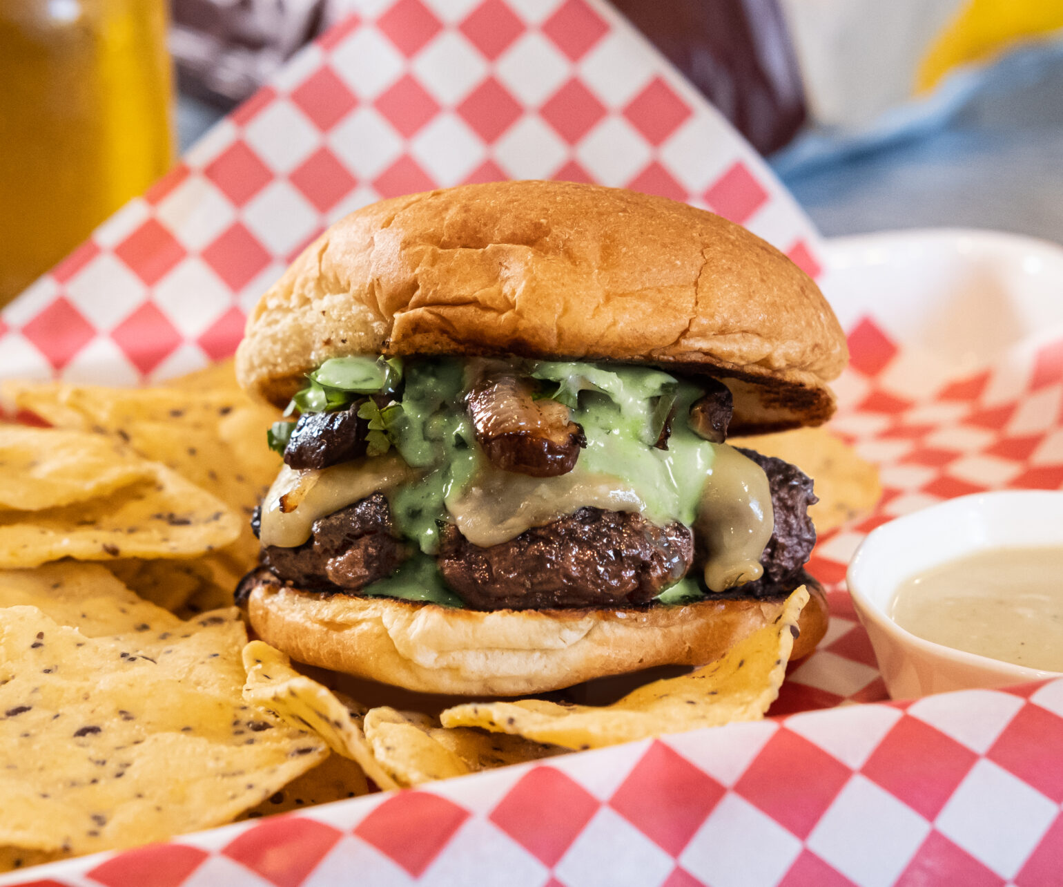 Green Curry Smash Burgers