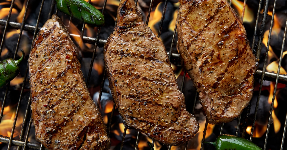 Jalapeño strip steak